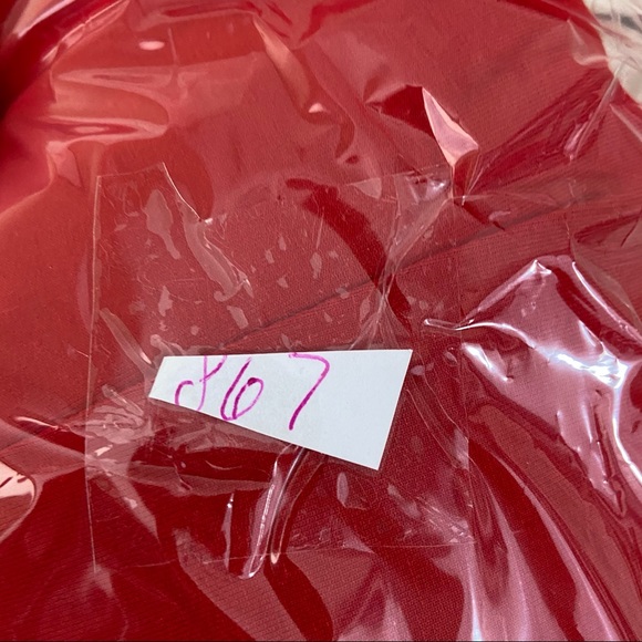 Ann Taylor red V-neck alone dress size 4 - Picture 9 of 9